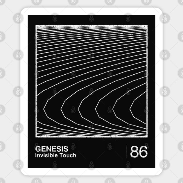 Genesis / Minimalist Graphic Design Fan Artwork Magnet by saudade